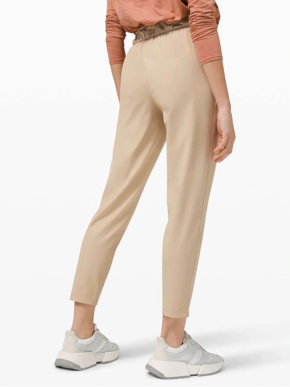 Lululemon Womens Keep Moving Pants 7/8 Trench Tan Size 8 *489